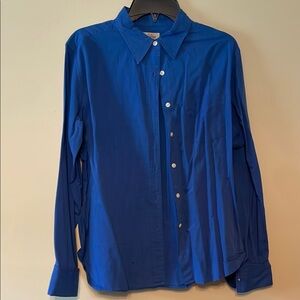 Giorgio Fiorelli Blue Button Down Shirt Classic Style